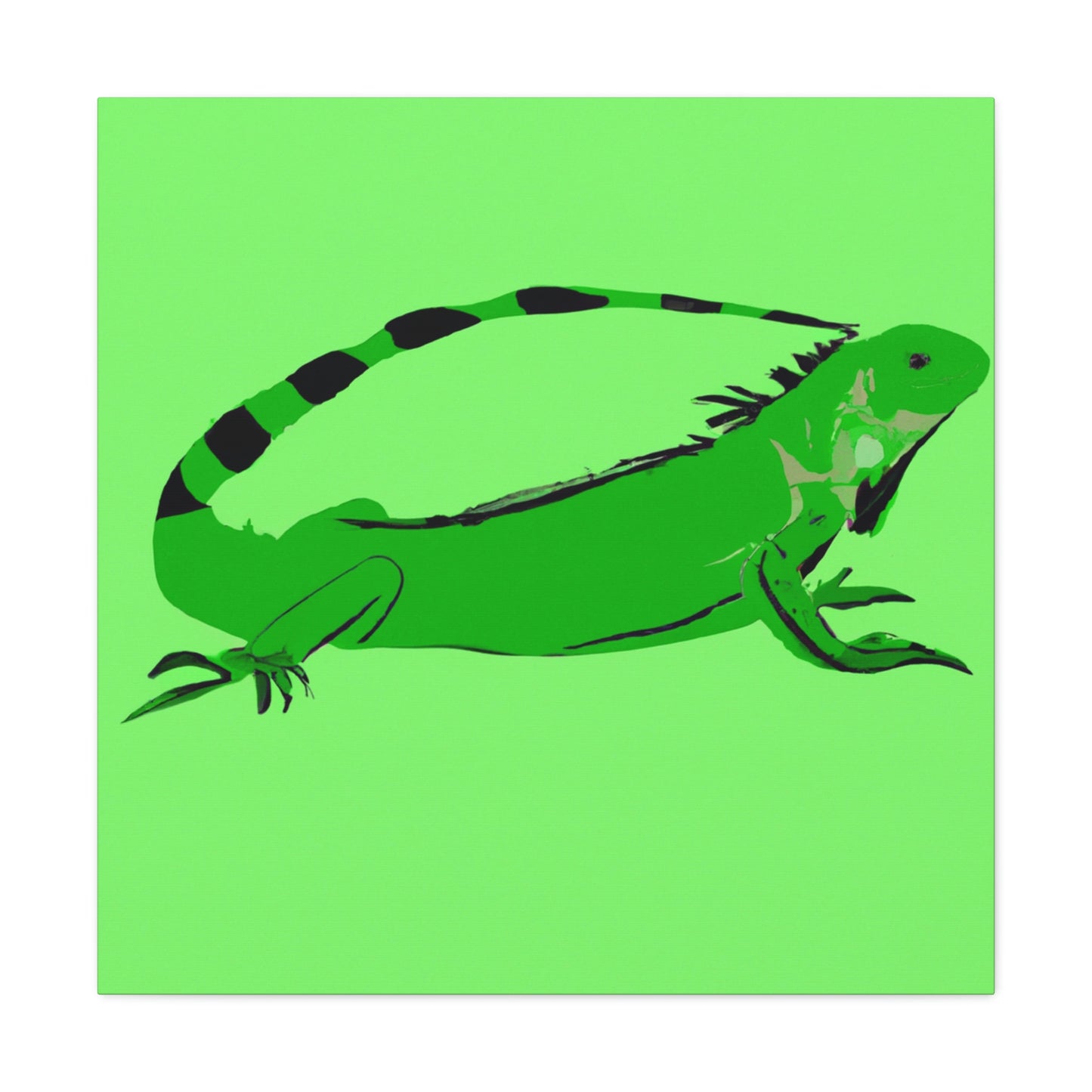 Iguana in Identity - Canvas