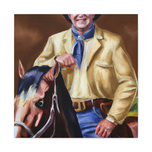 "Ranch Hand's Elegance" - Canvas