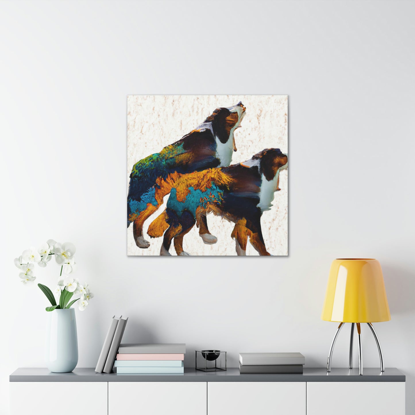 "Aussie Shepherd Minimalism" - Canvas