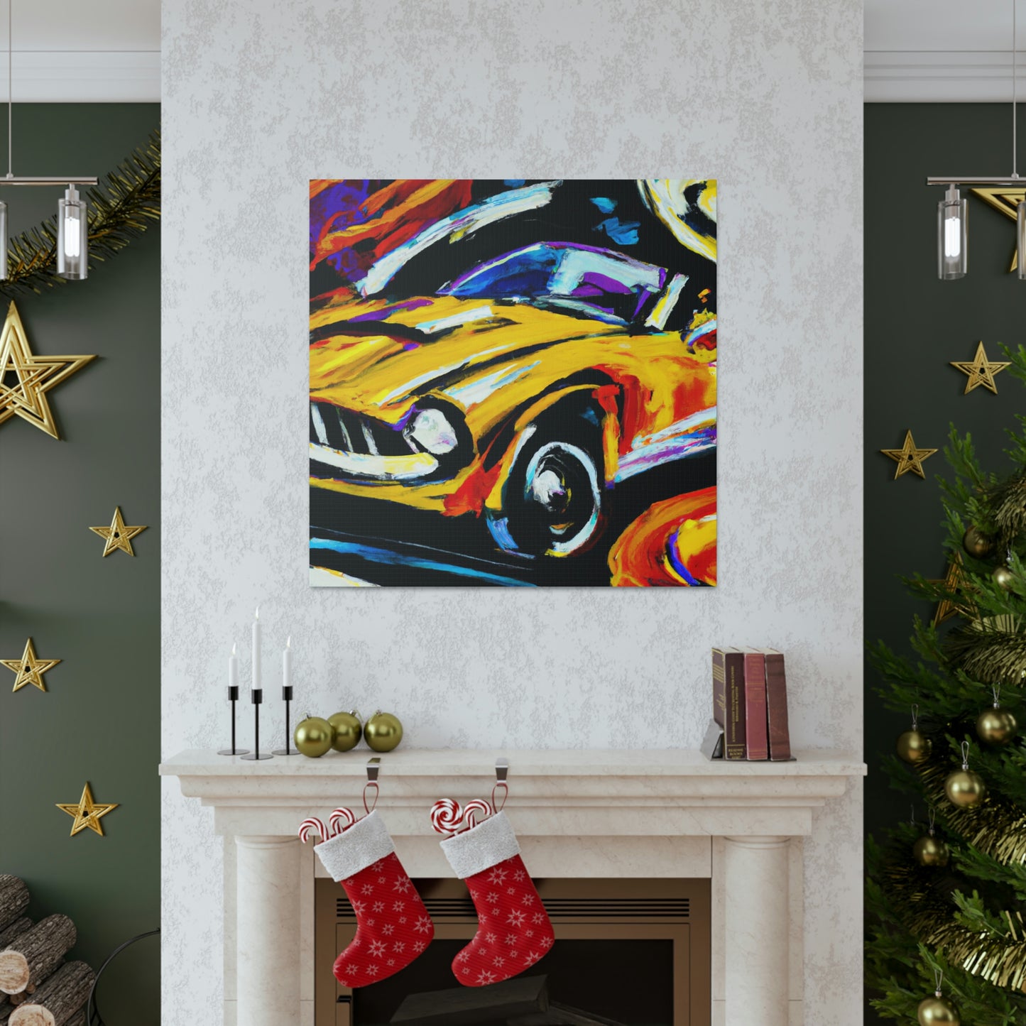 "Classic Automobile Dreaming" - Canvas