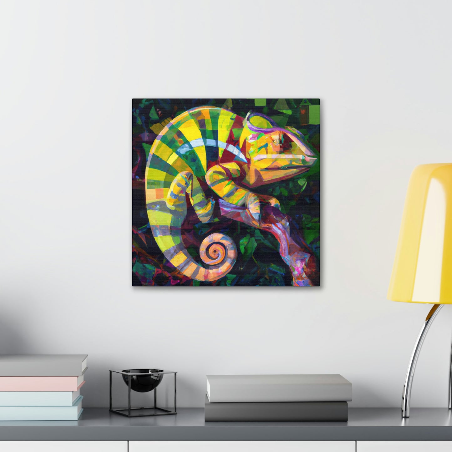 Veiled Chameleon Prism - Canvas