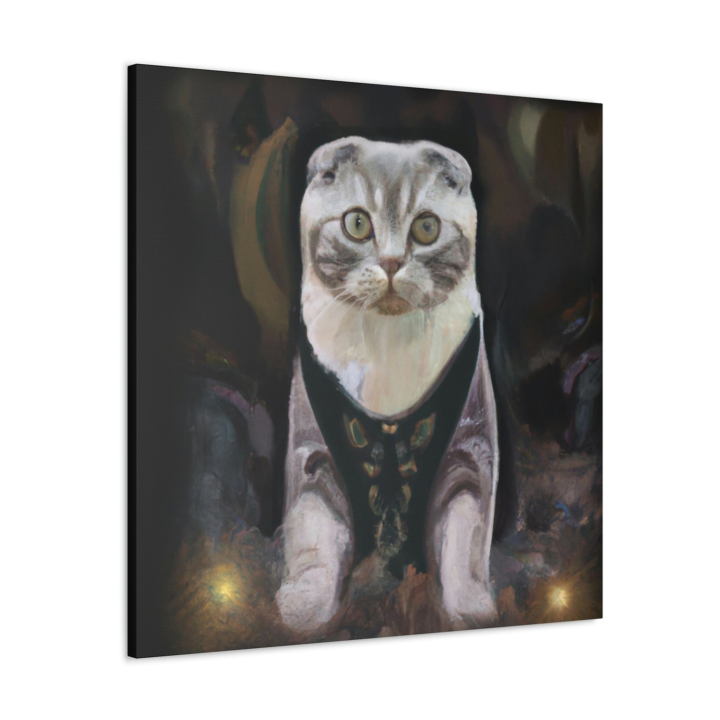 Feline Art Deco Splendor - Canvas