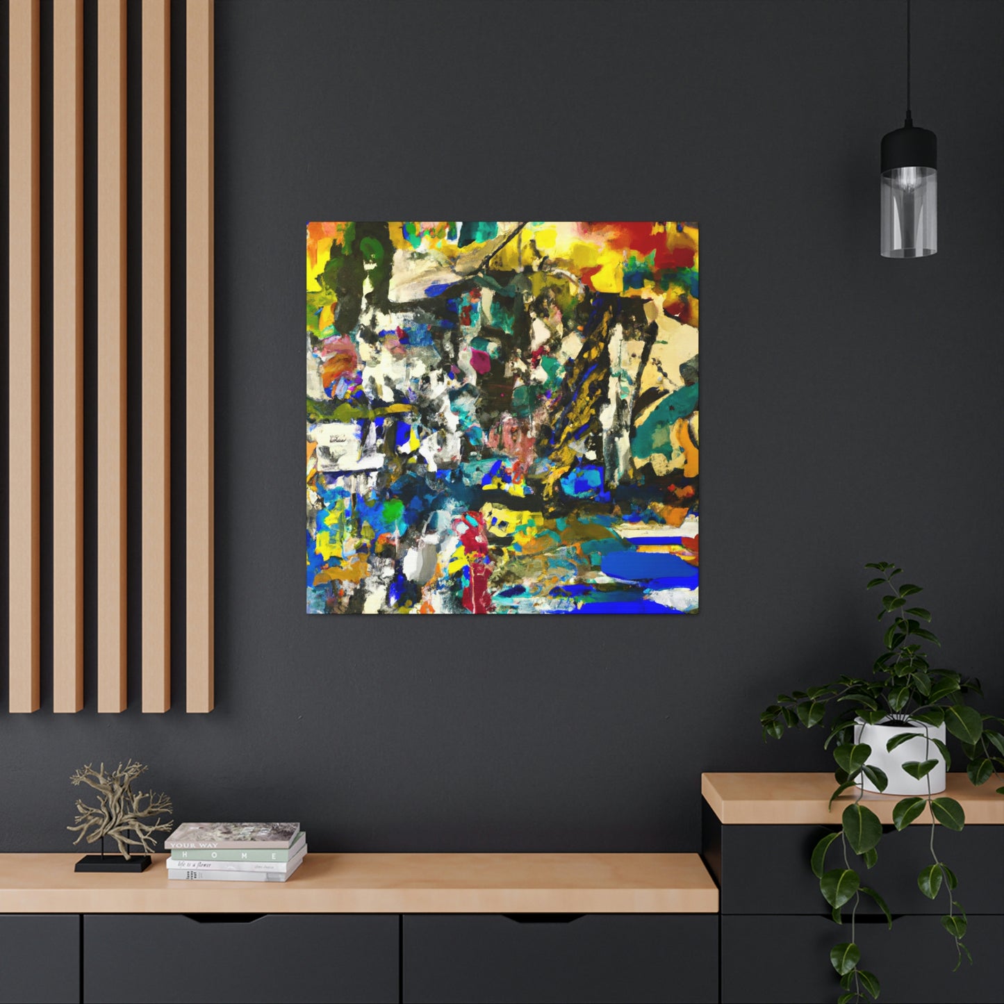 "Dancing Colorful Splendor" - Canvas