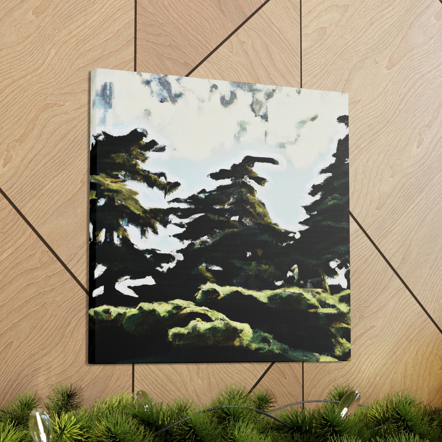 Cedar in the Moonlight - Canvas