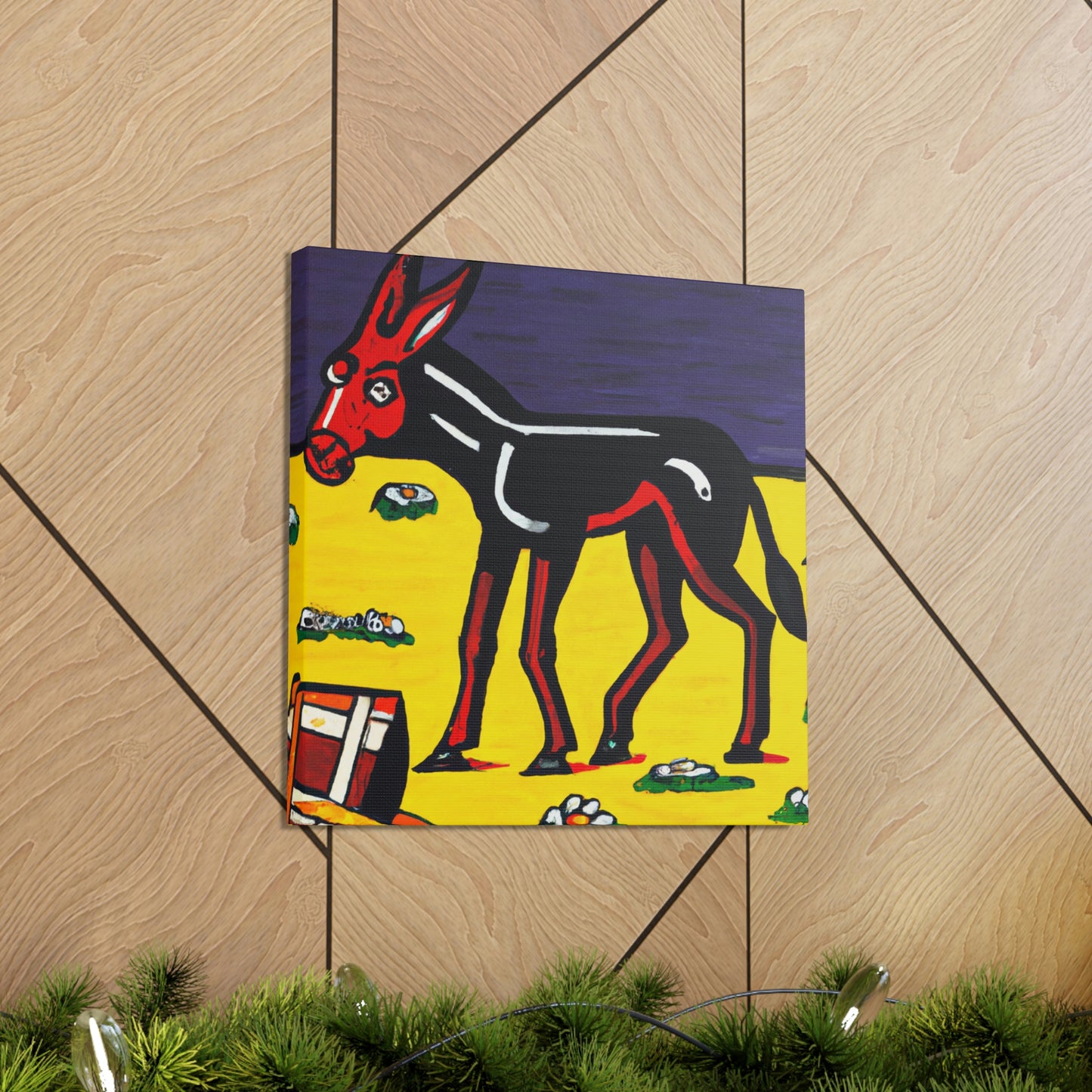 The Donkey's Style Dance - Canvas