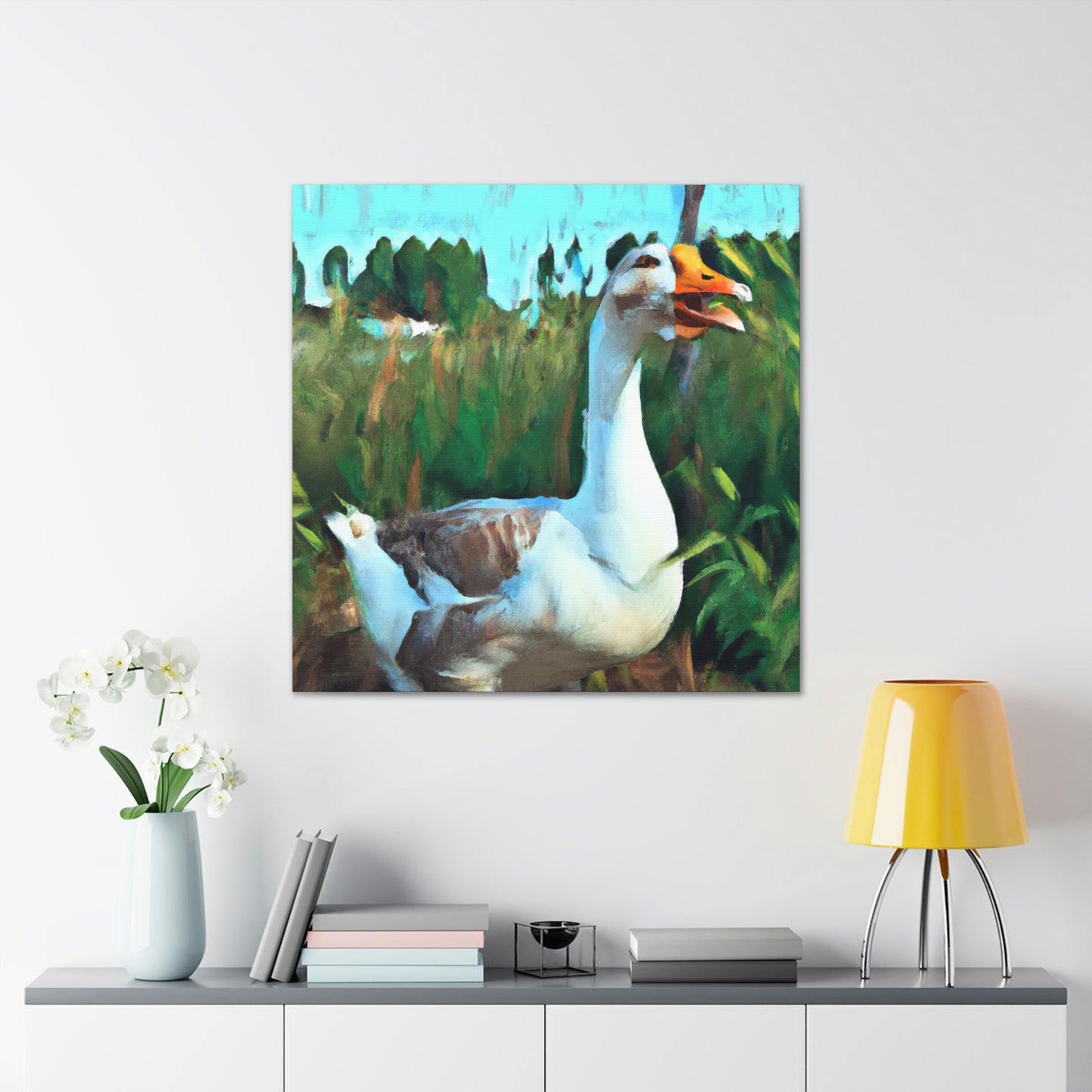 Goose in Flight Dream - Canvas