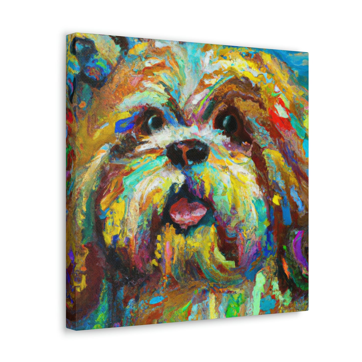 Shih Tzu Fauvism - Canvas