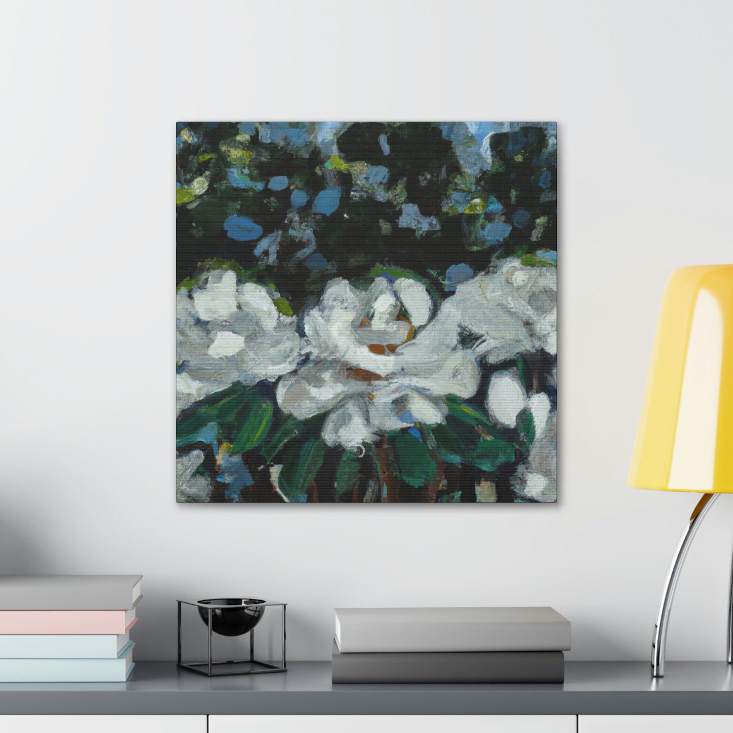 "Gardenia Abstraction Dreaming" - Canvas