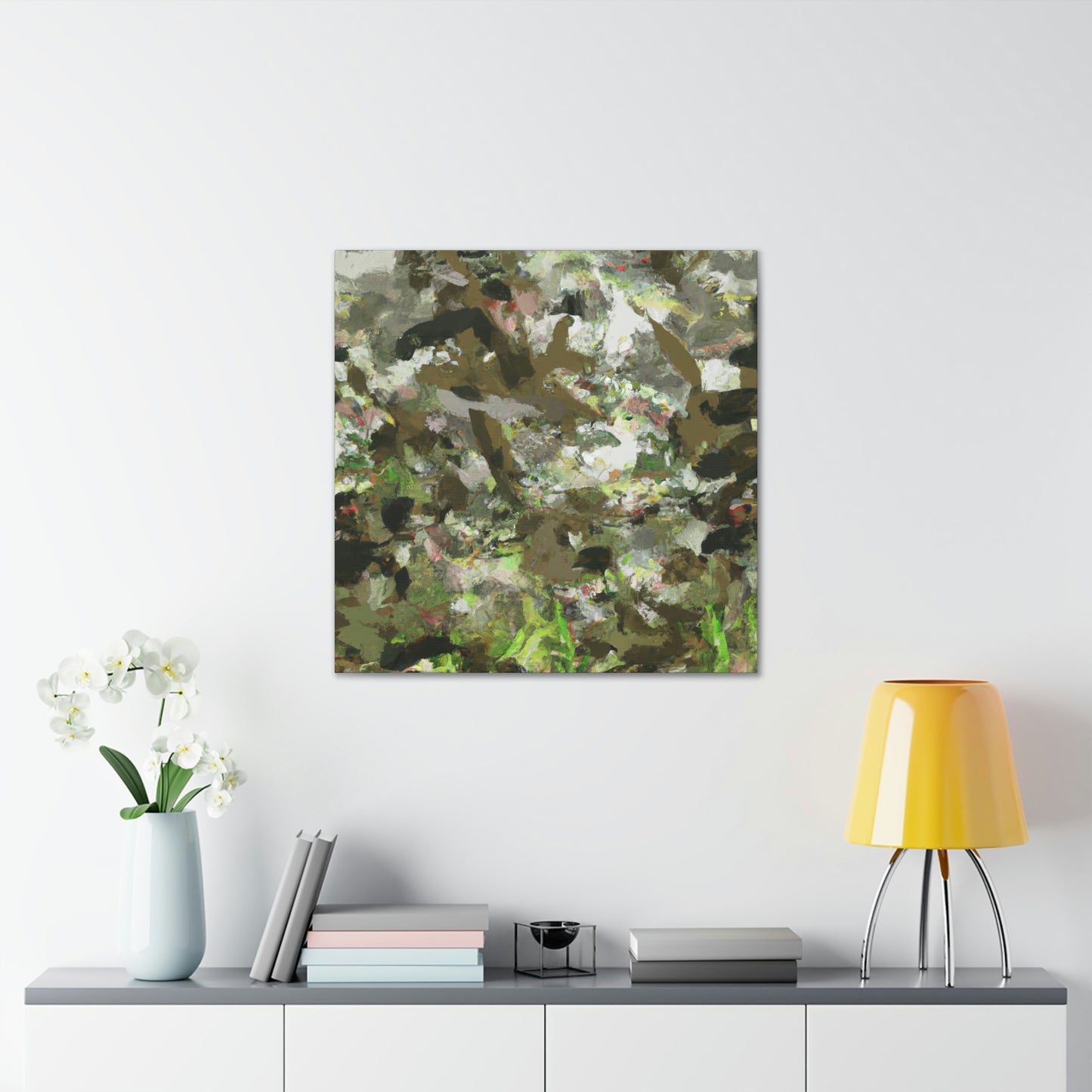 Camouflaged in Abstraction - Canvas