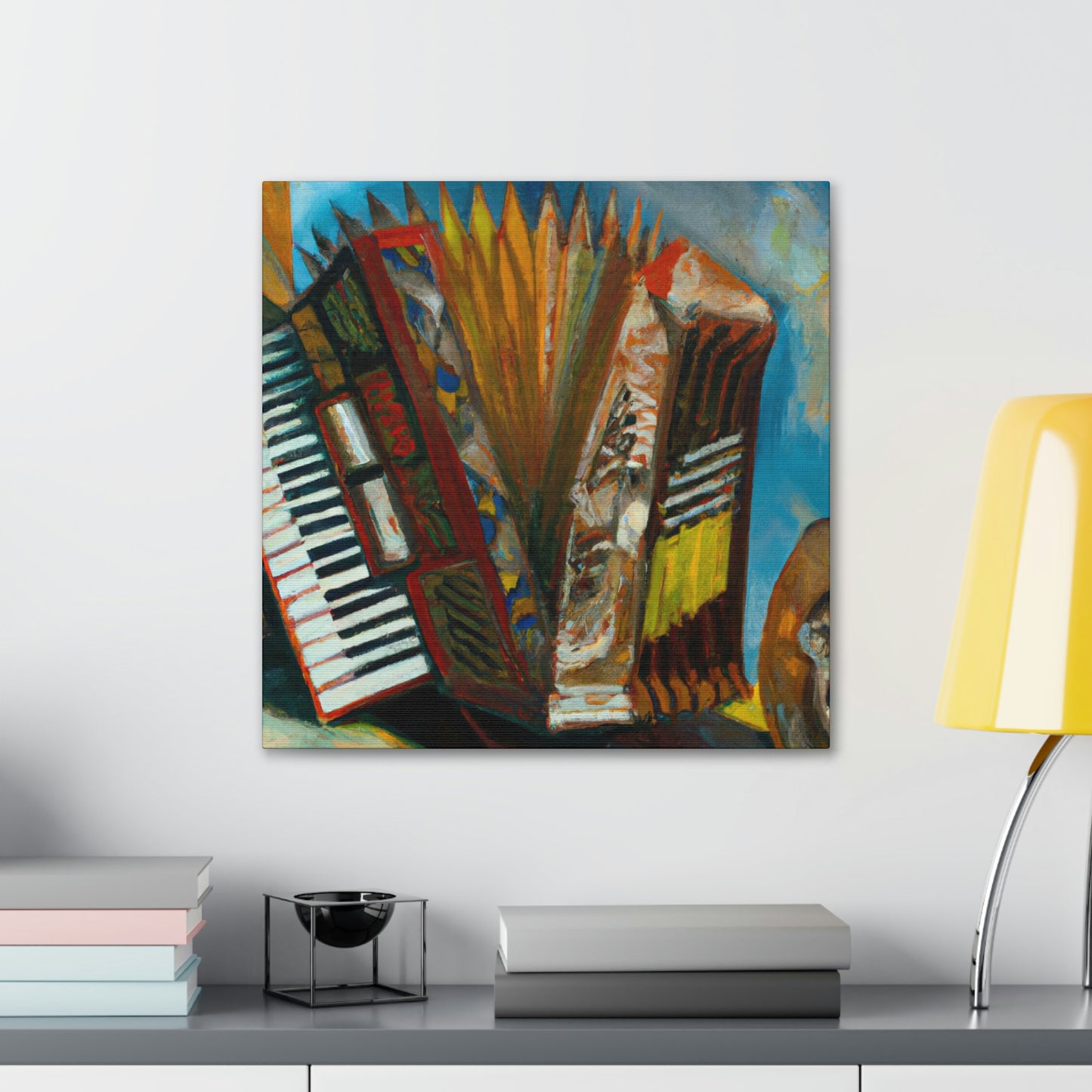 "Accordion in Surreality" - Canvas