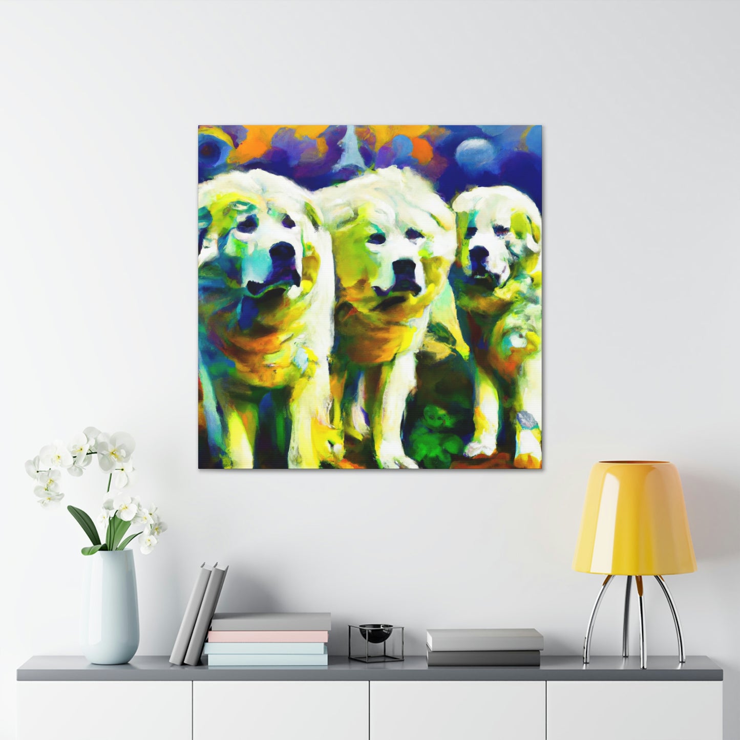 Great Pyrenees Mystery - Canvas