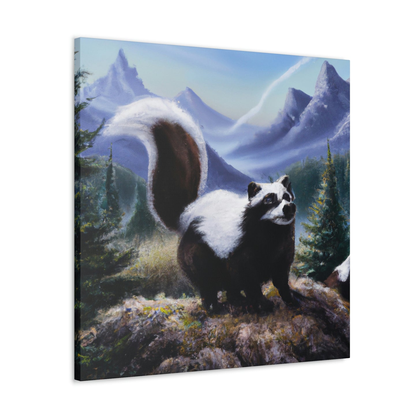 Skunk in Baroque. - Canvas