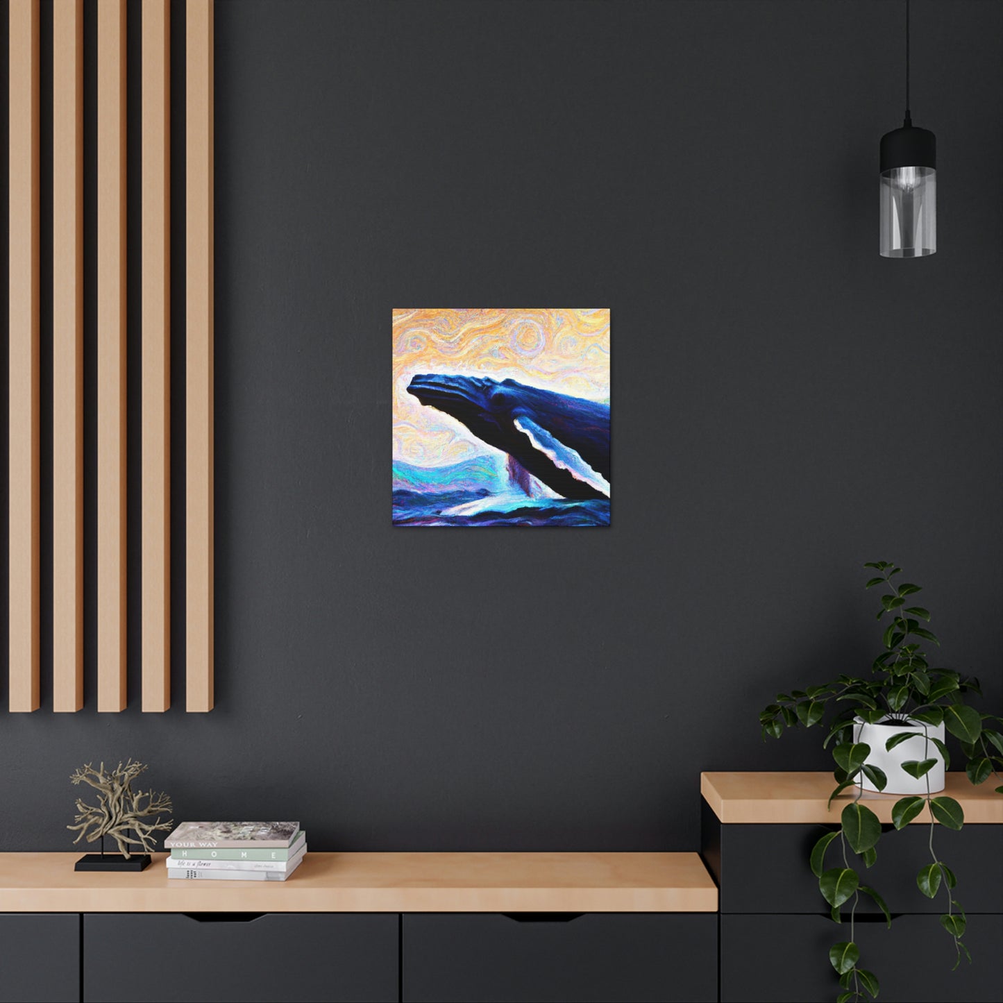 "Humpback Whale Enchantment" - Canvas