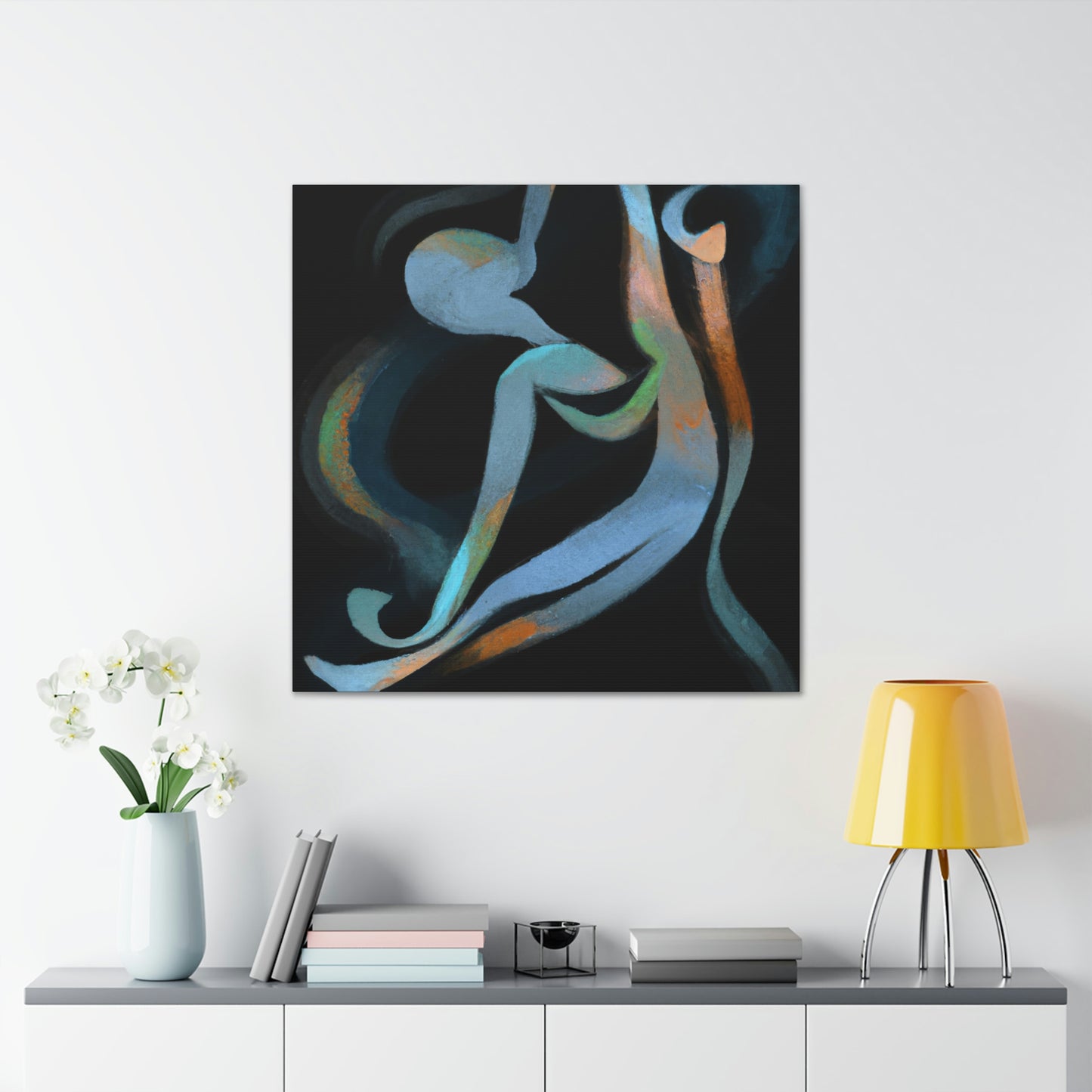 Yoga in Reflection - Canvas