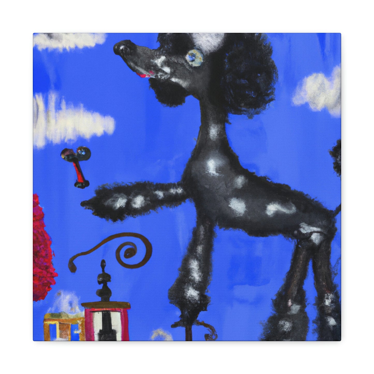 Poodle in Dreamland - Canvas