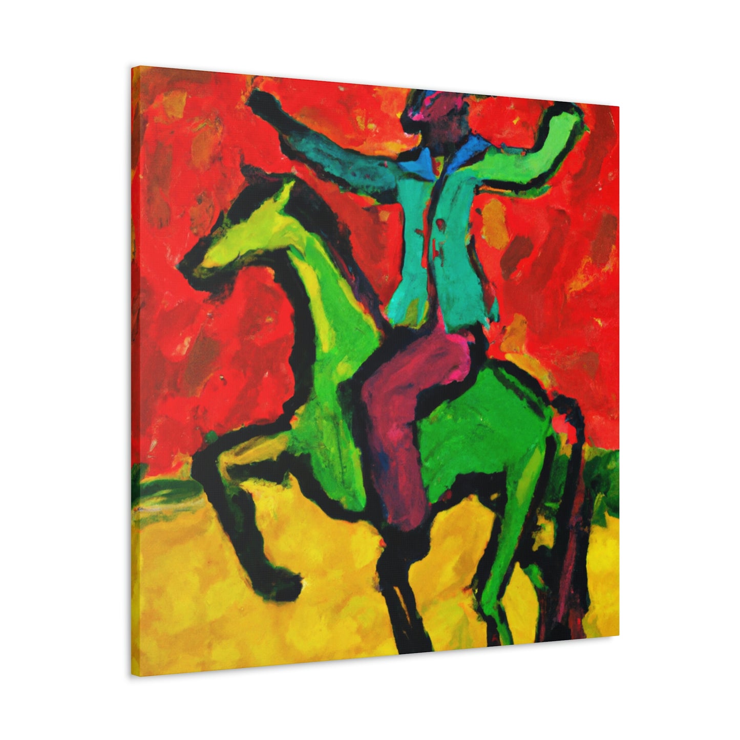 Cavalryman: Bold Fountain - Canvas