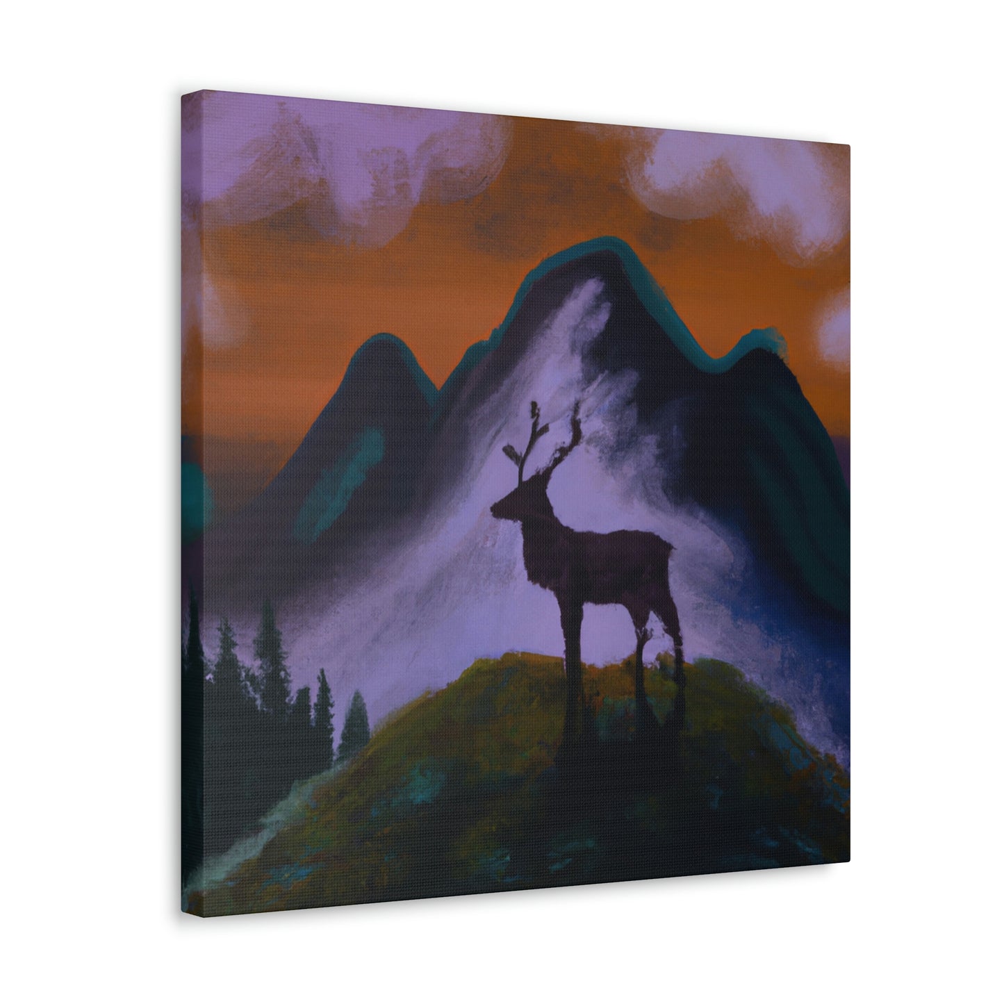 Deer in Expressionism - Canvas