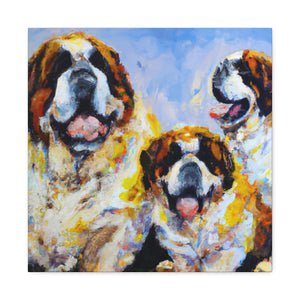 Saint Bernard's Majesty - Canvas