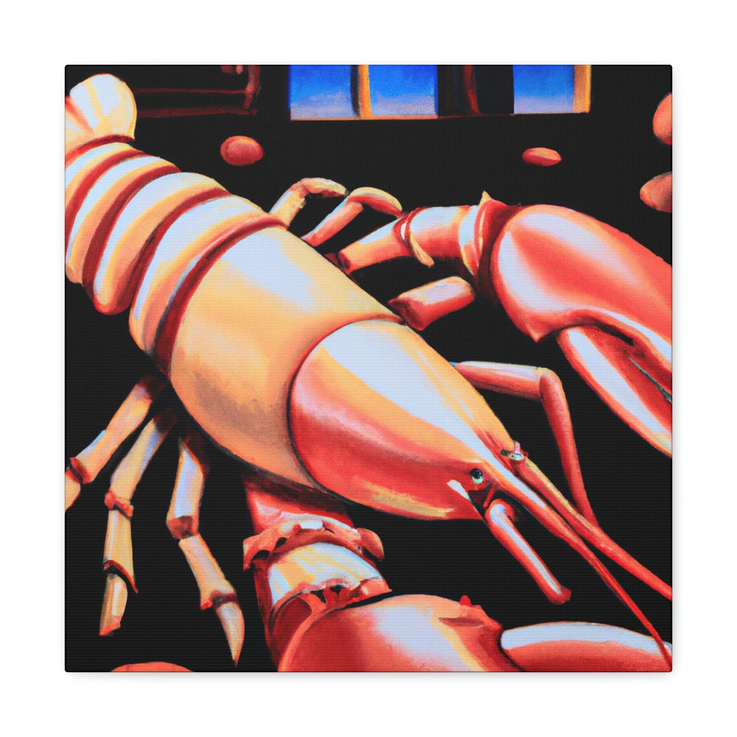 Lobster Lips Sparkle - Canvas