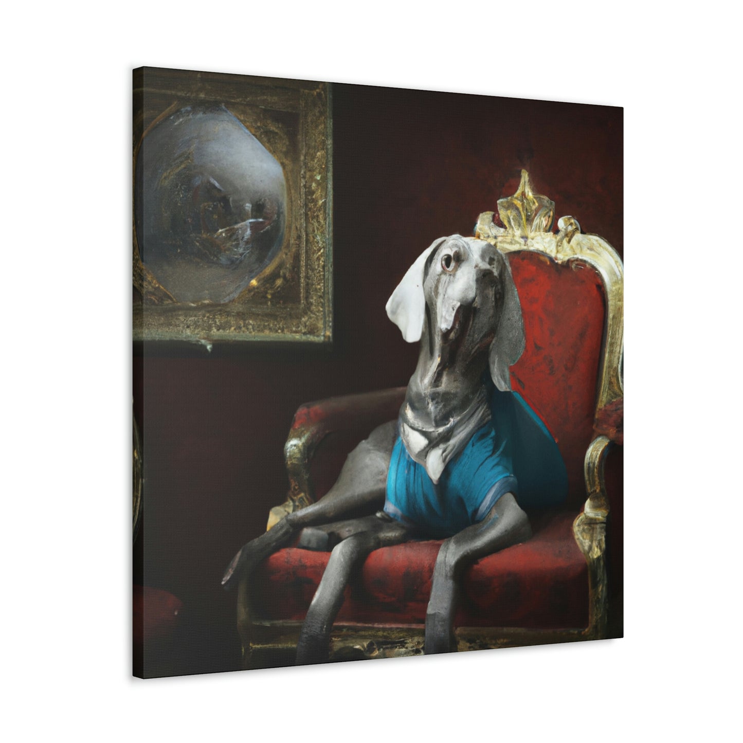 "The Weimaraner Regal" - Canvas