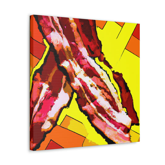 Bacon Pop Art Burst - Canvas