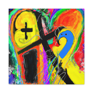 Love's Rainbow Embrace - Canvas