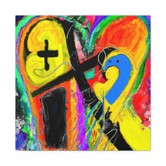 Love's Rainbow Embrace - Canvas