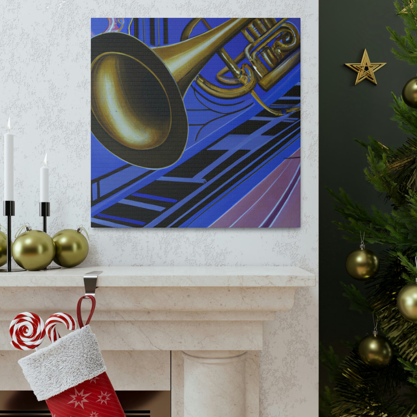 Sonic Summer Trumpet. - Canvas