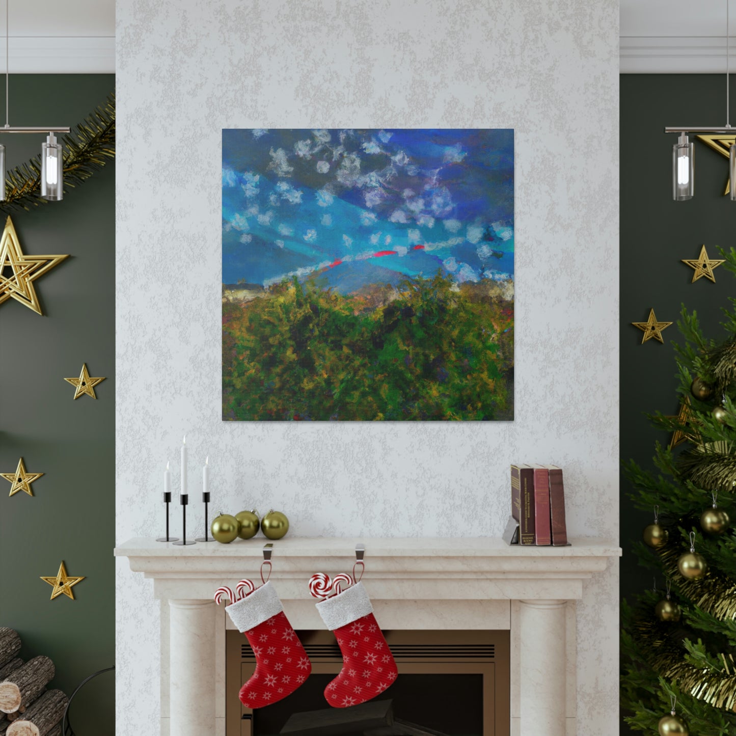 Mistletoe Moonlit Dancer - Canvas