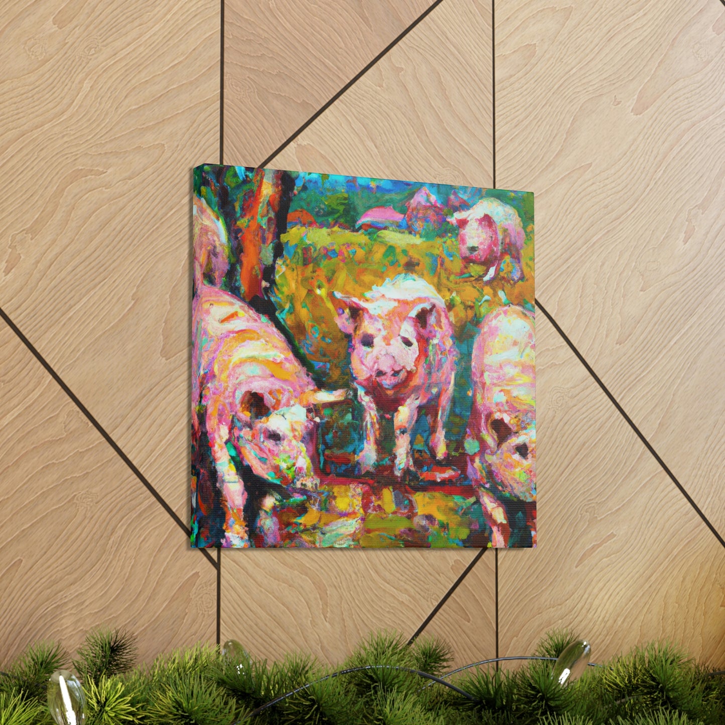 Pigs on the Farm - Canvas