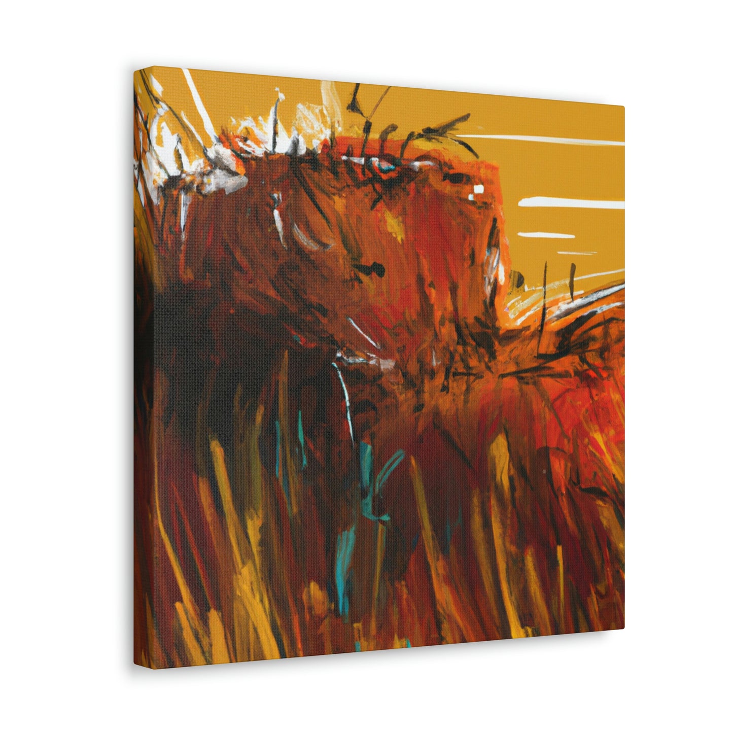 "Hay Magnificent Sunrise" - Canvas