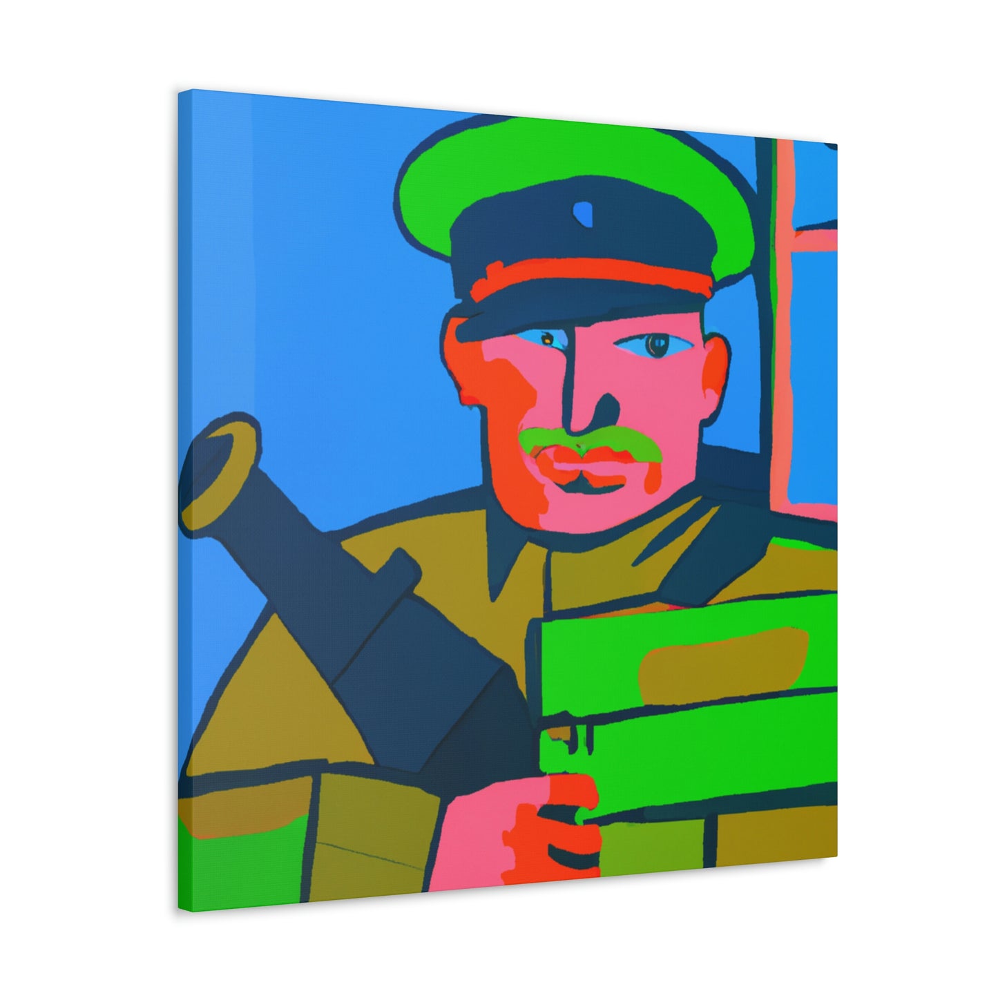 Gunner in Fauvism - Canvas