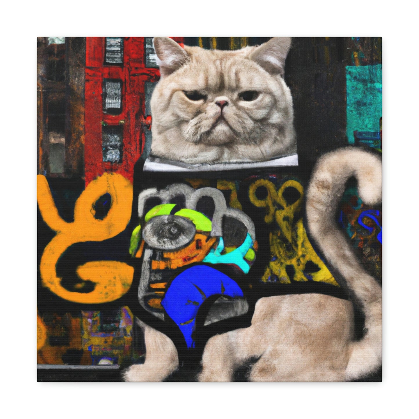 Kitty in Splendour - Canvas