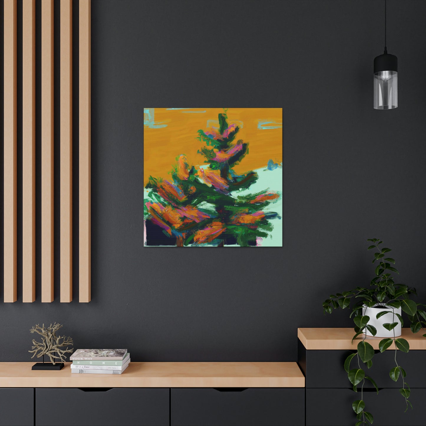 "Fir Tree Expressionism" - Canvas