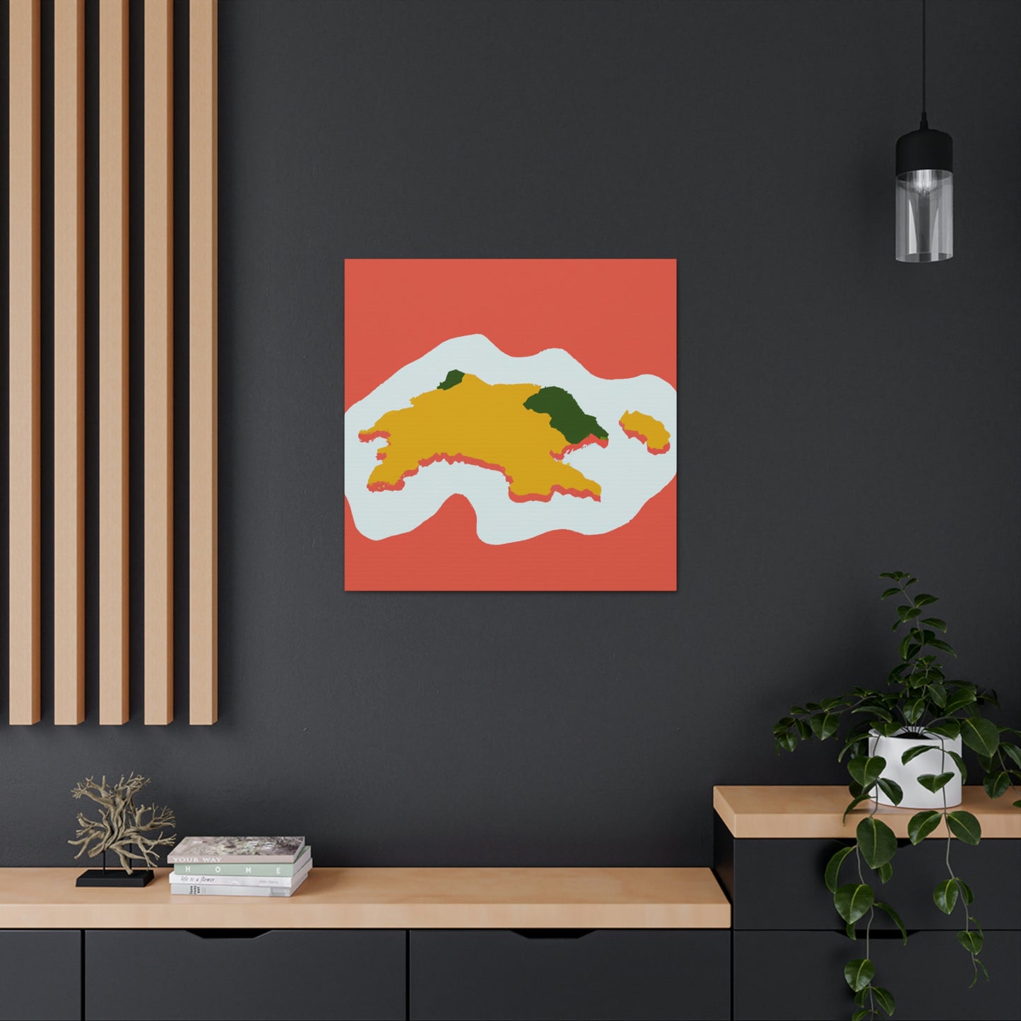 Archipelago in Minimalism - Canvas