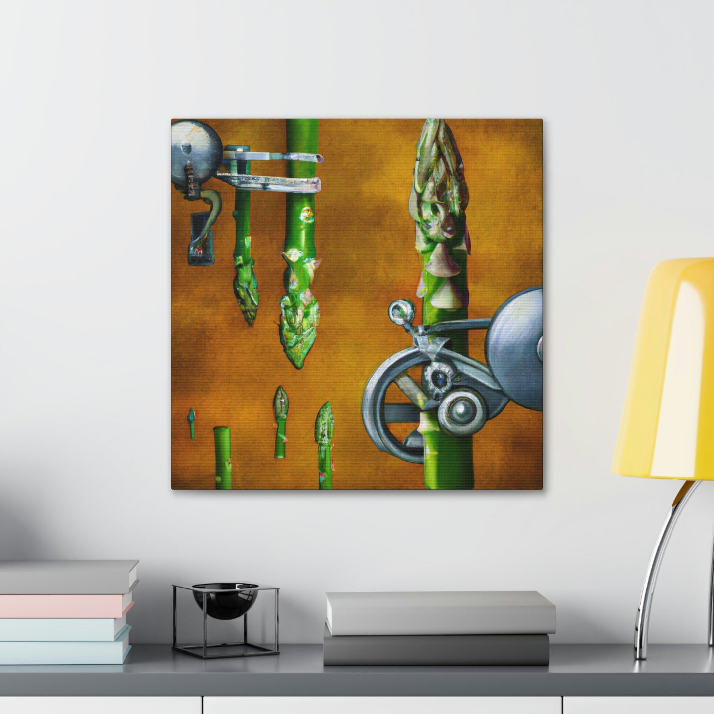 Asparagus in Steampunk - Canvas