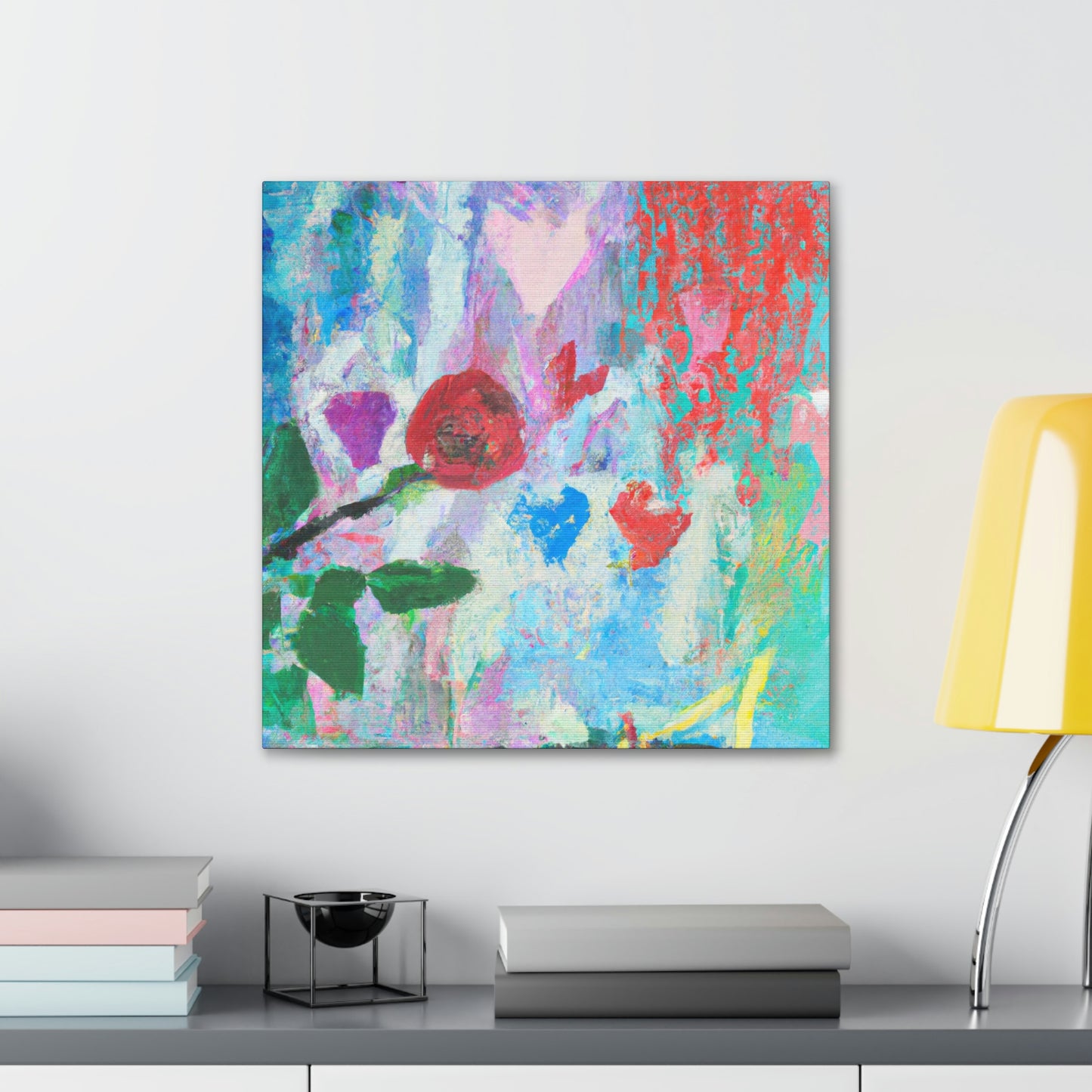 "Love Bouquet Abloom" - Canvas