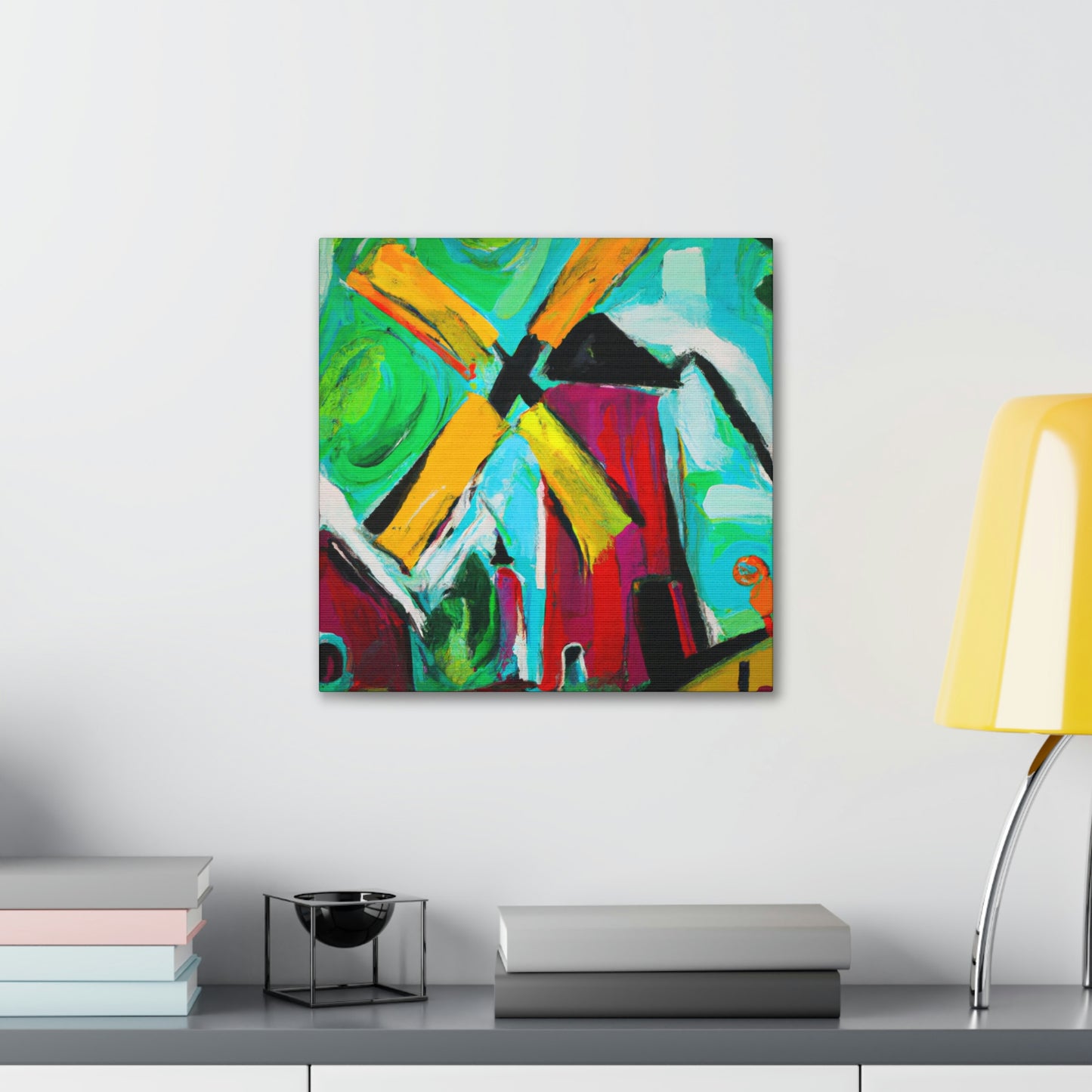 Windmill in Turbulence - Canvas