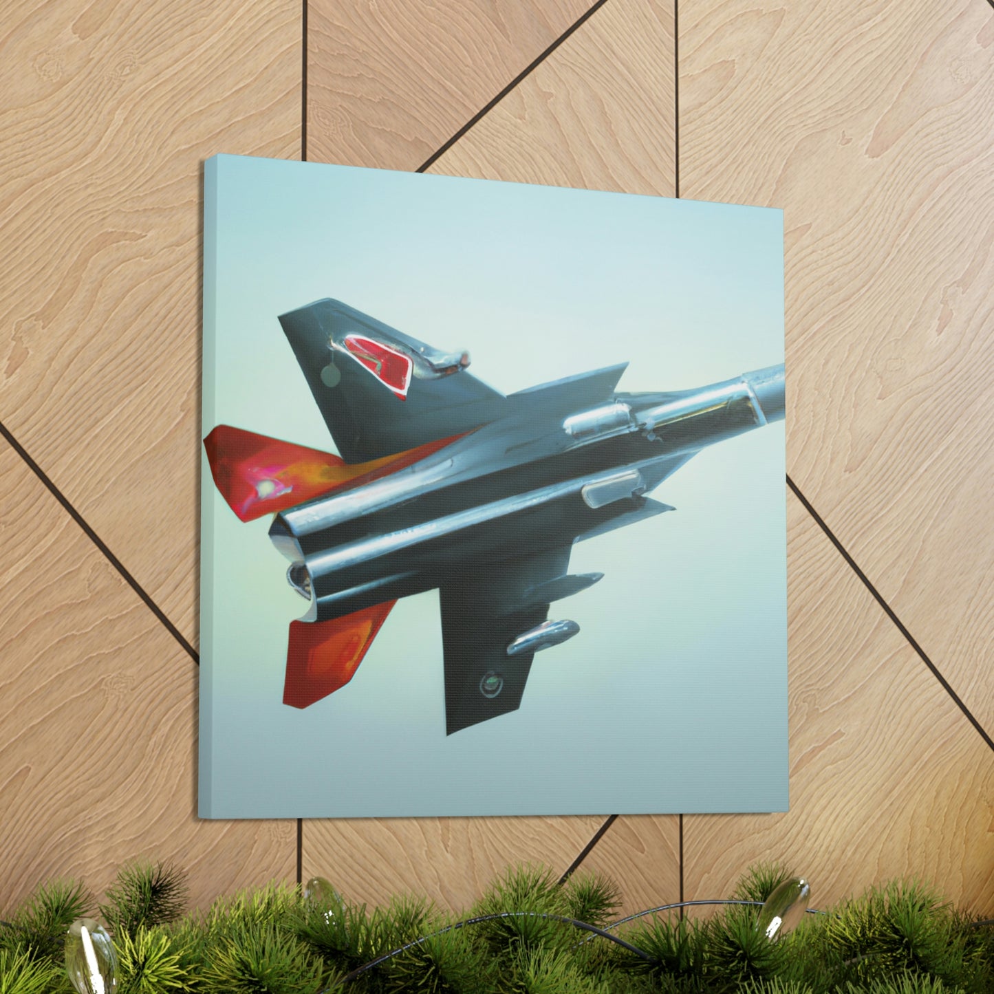 Aircraft In Flight. - Canvas