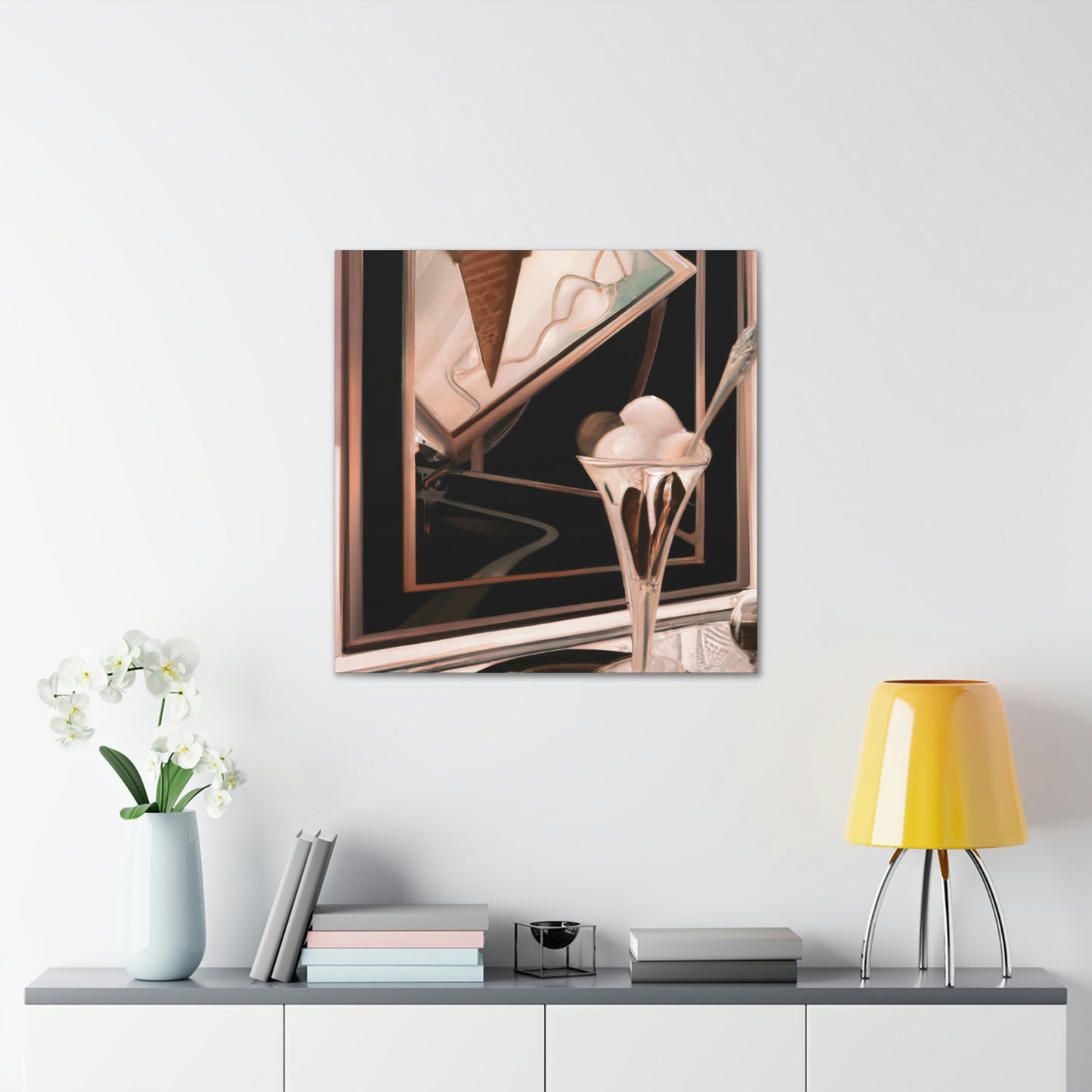 "Ice Cream Delight Deco." - Canvas