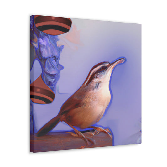 Carolina Wren Reflection - Canvas