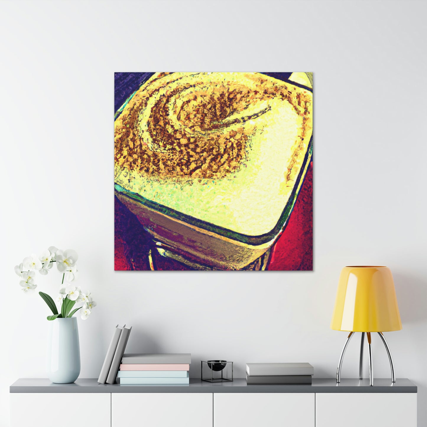 "Cappuccino Pop Culture." - Canvas