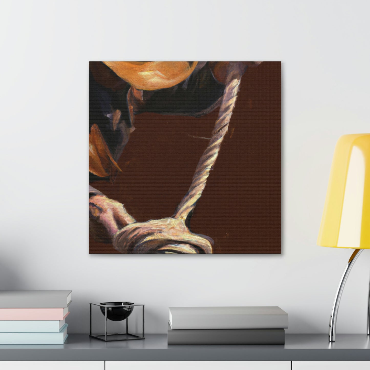 "Rope a Cowboy Dream" - Canvas