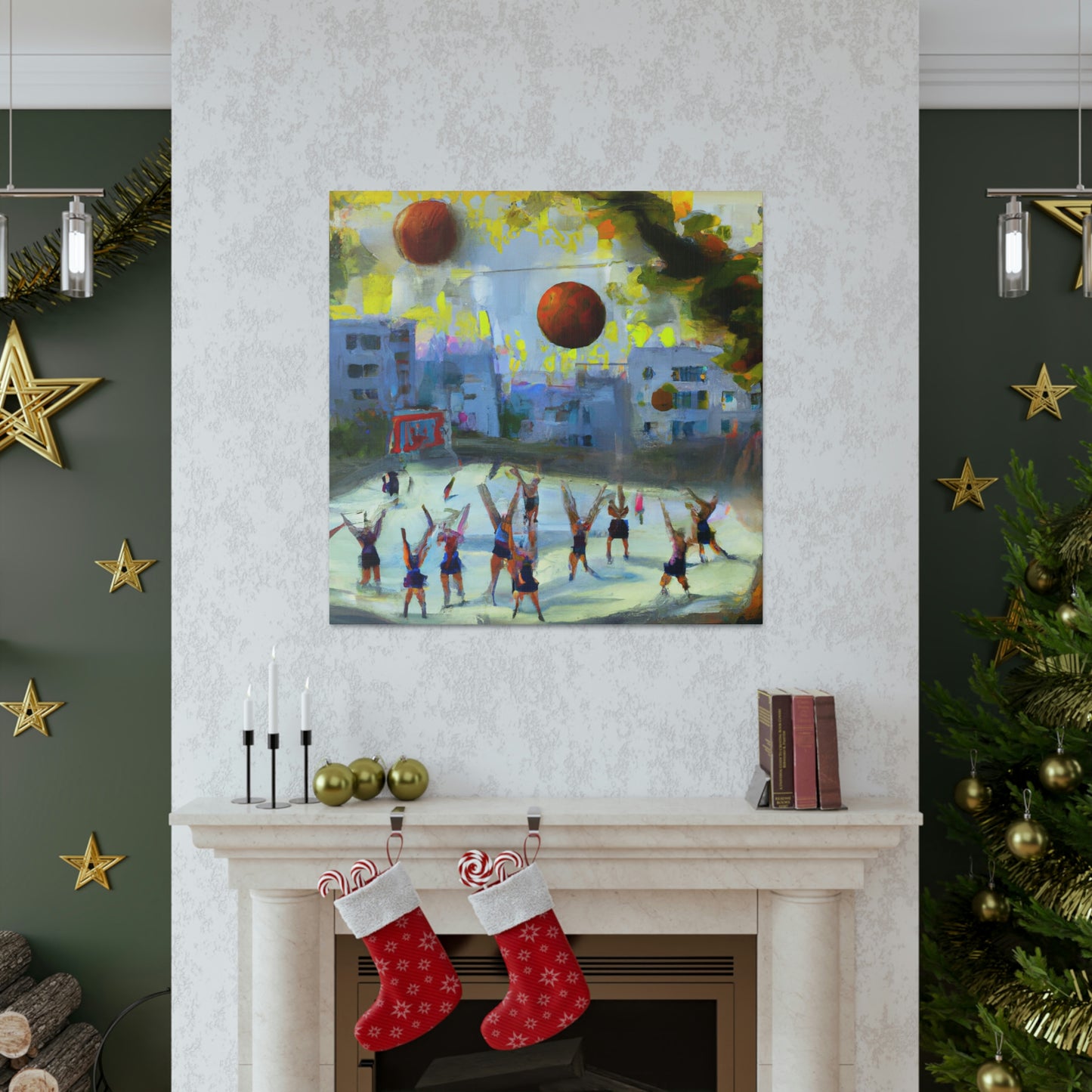 Volleyball Vibrancy Vitality - Canvas