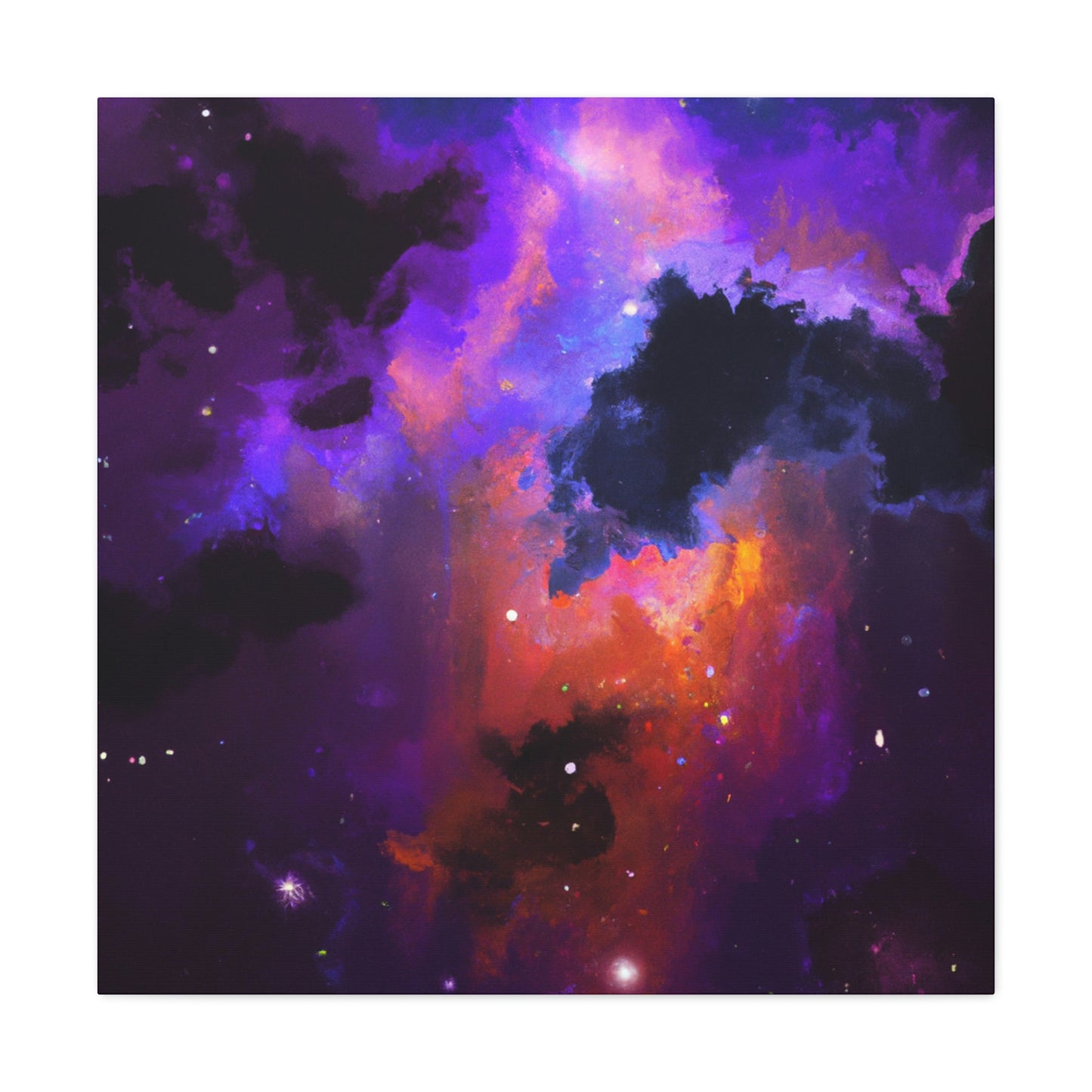 "A Cosmic Nebula Vision" - Canvas