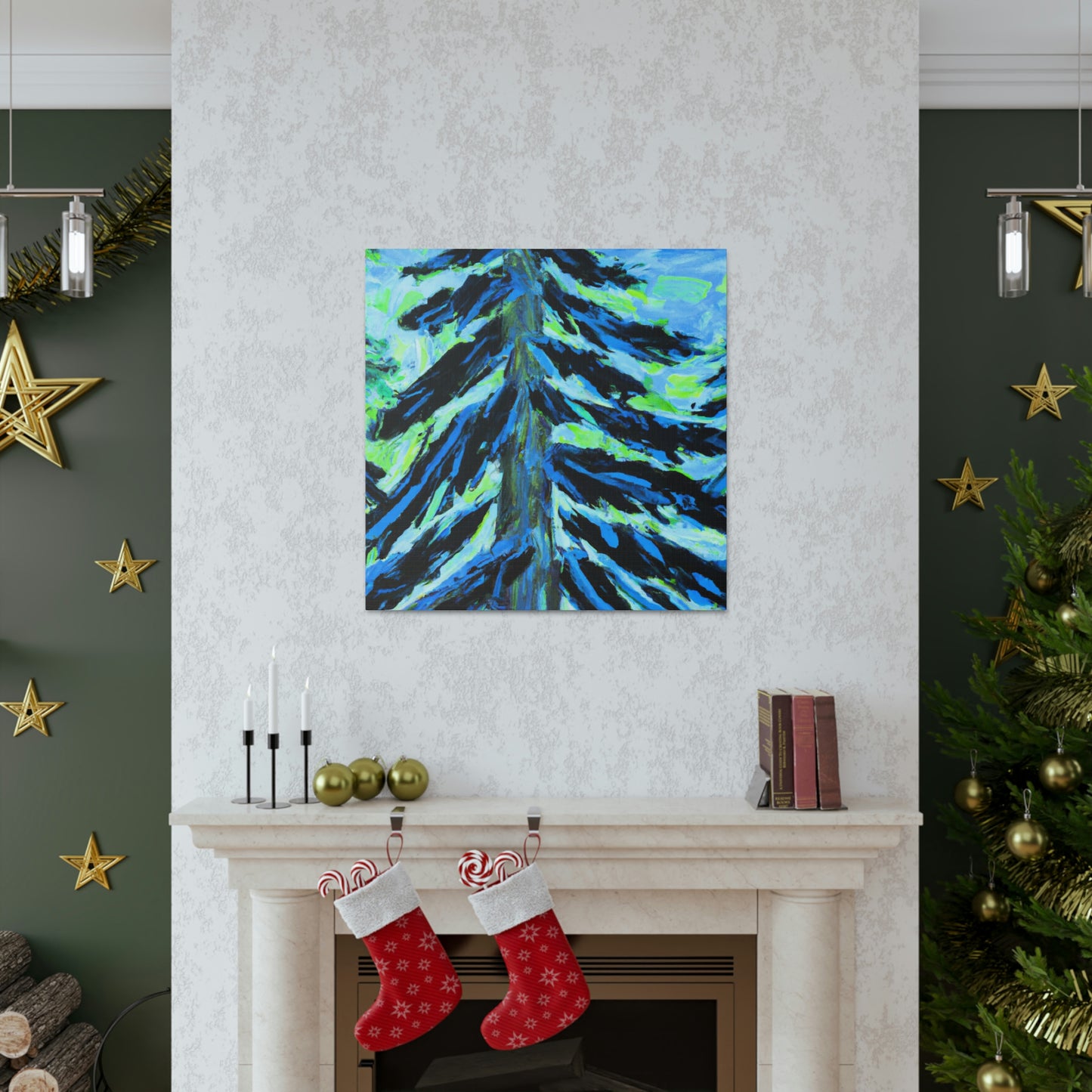 Spruce Tree Splendor - Canvas