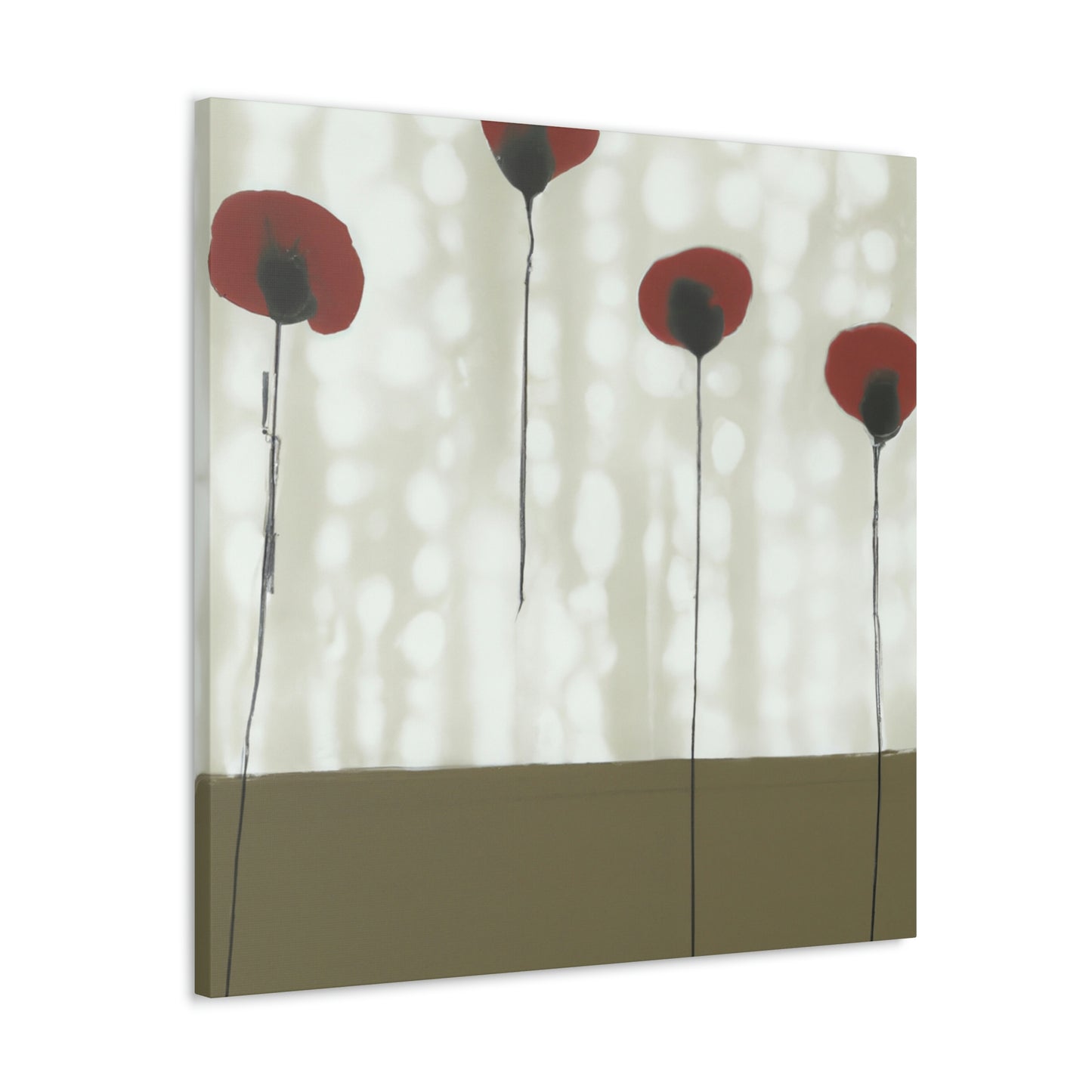 Poppies in Reflection - Canvas