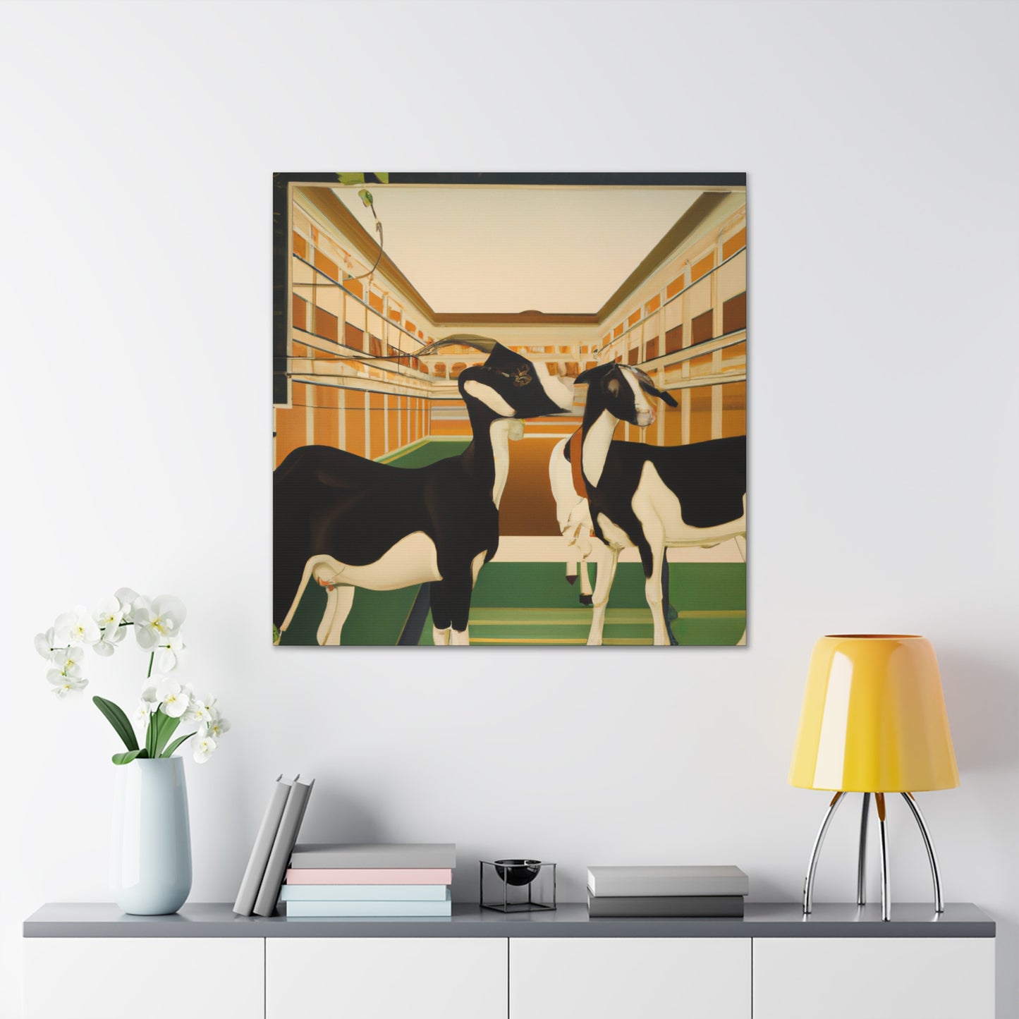 "Goat's Jazz Dance" - Canvas