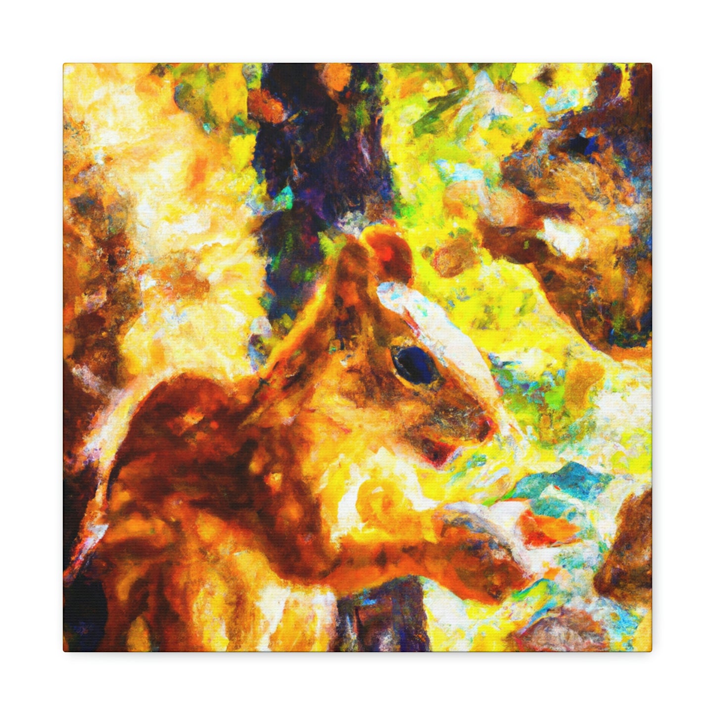 "Squirrels in Impressionism" - Canvas