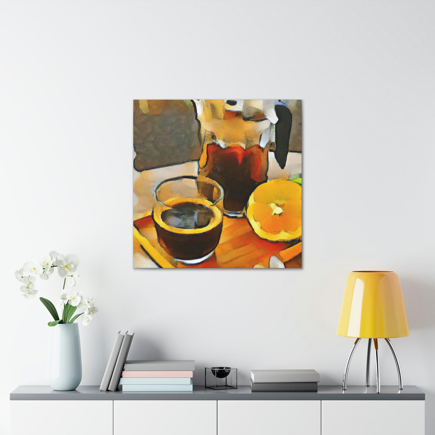 Coffee in Fauvism - Canvas